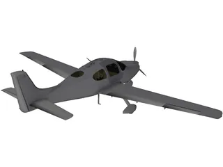 Cirrus SR22 3D Model