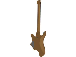 Strandberg Boden J6 Bass Guitar 3D Model