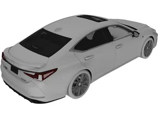 Lexus ES350 (2019) 3D Model