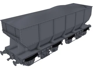 Gresley Coal Wagon 3D Model