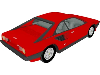 Ferrari Mondial (1980) 3D Model