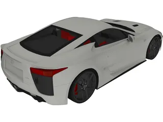 Lexus LFA (2012) 3D Model