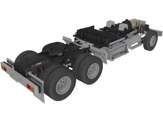 Tamiya Truck Chassis 3D Model