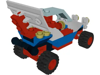 Lego Beach Buggy 3D Model