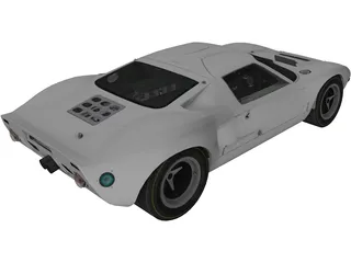 Ford GT40 3D Model