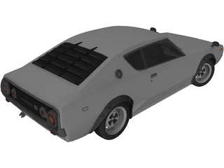 Datsun 240K-GT (1972) 3D Model