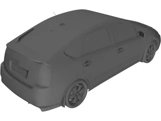 Toyota Prius (2003) 3D Model