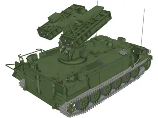 SA-13 Gopher 3D Model