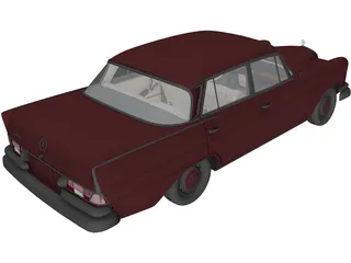 Mercedes-Benz 220S [W111] (1964) 3D Model