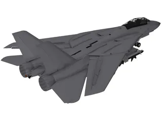 Grumman F-14D Super Tomcat 3D Model