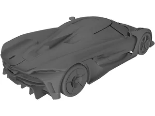 Koenigsegg Jesko Absolut (2020) 3D Model