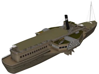 Boat 3D Model