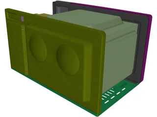 Microwave Oven 3D Model