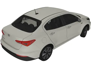 Fiat Cronos (2018) 3D Model