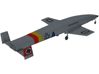 Sanger Amerika Bomber 3D Model