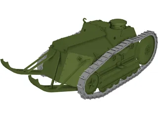 Ford M1918 3D Model