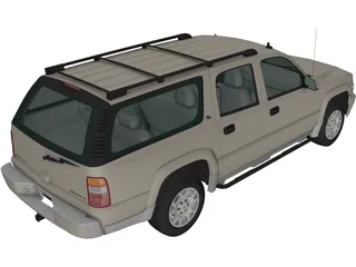 Chevrolet Suburban LT (2005) 3D Model