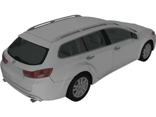 Honda Accord Tourer (2009) 3D Model