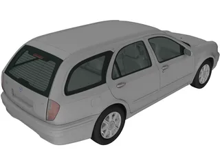 Lancia Lybra Wagon (1999) 3D Model