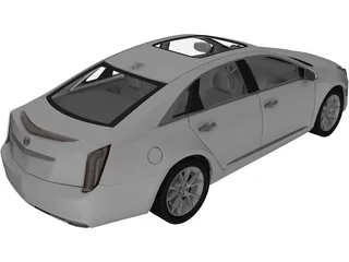 Cadillac XTS (2013) 3D Model