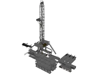 Land Rig 3D Model