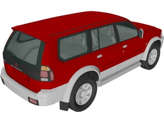 Mitsubishi Pajero Sport (1996) 3D Model