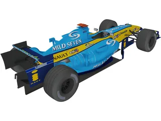 Renault F1 R25 3D Model