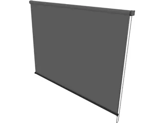 Roller Blinds 3D Model