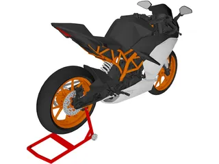 KTM RC 390 3D Model