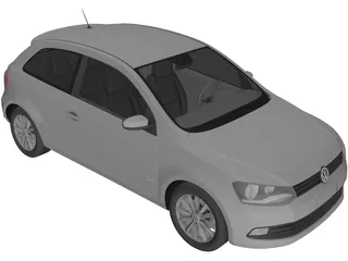 Volkwagen Gol (2013) 3D Model