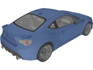 Subaru BRZ [FA20] (2014) 3D Model