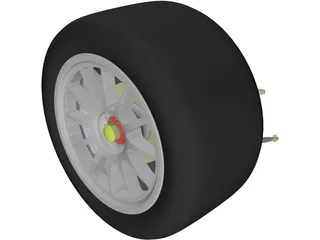 Perrinn LMP1 Prototype Front Suspension 3D Model