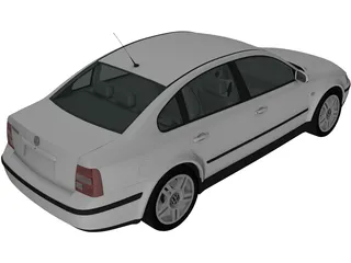 Volkswagen Passat B5 Sedan (1997) 3D Model