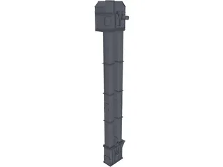 Bucket Elevator 3D Model