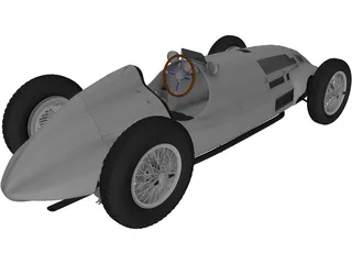 Mercedes-Benz W165 (1939) 3D Model