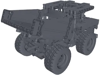 Lego Technic 42035 Mining Truck (2015) 3D Model