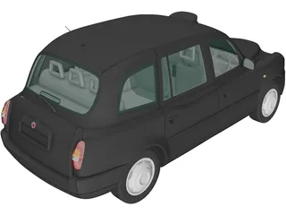 LTI TX4 London Taxi (2006) 3D Model