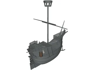 Ship 3D Model