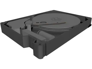 Harddrive (HDD) 3D Model