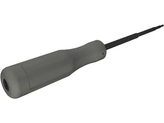 Hexagonal Screwdriver 3D Model