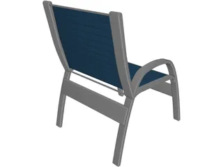 Beach Chair 3D Model