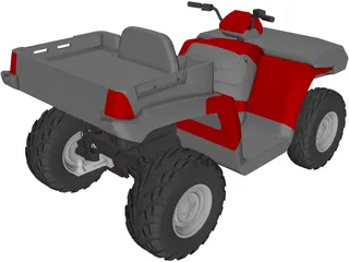 Polaris Sportsman 500 ATV 3D Model