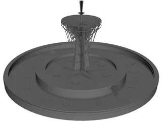 Big Fountain Model 3D Model