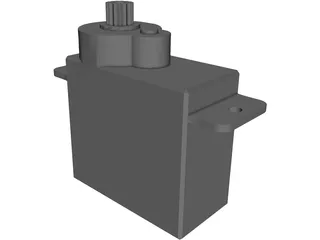 RC HS-55 Servo 3D Model