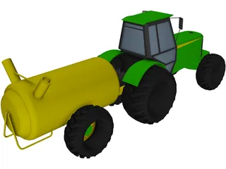 Tractor 3D Model