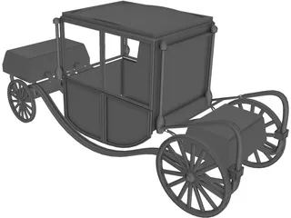 Royal Wagon 3D Model