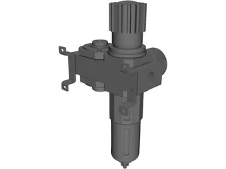 Air Regulator D-series 3D Model