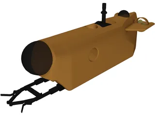 Alliant ROV Submersible 3D Model