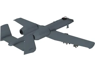 A-10 Warthog 3D Model