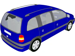 Opel Zafira 3D Model